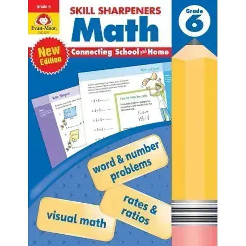 Skill Sharpeners: Math, Grade 6 Workbook - Paperback 1