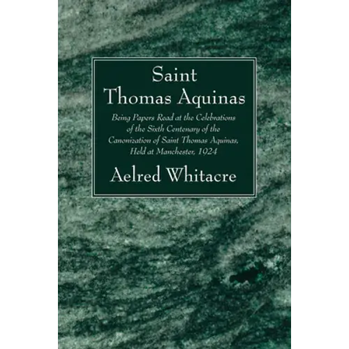 St. Thomas Aquinas - Paperback 1