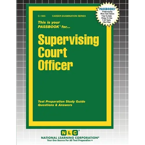 Supervising Court Officer - Paperback 1