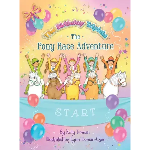 The Birthday Triplets And The Pony Race Adventure - Hardcover 1
