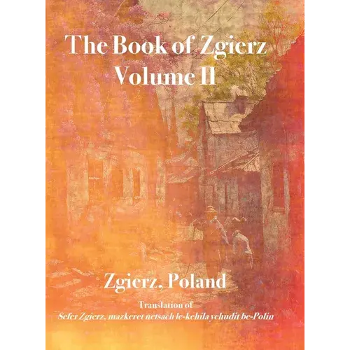 The Book Of Zgierz, Volume Ii - Hardcover 1
