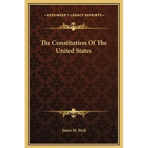 The Constitution Of The United States - Hardcover 1