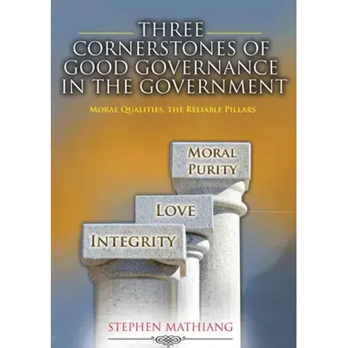 The Cornerstones Of Good Governance In The Government - Paperback 1