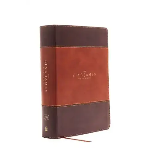 The King James Study Bible, Imitation Leather, Brown, Indexed, Full-Color Edition - Imitation Leather 1