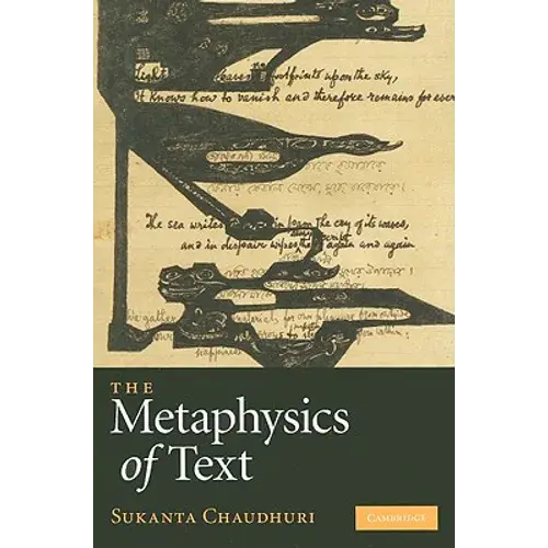The Metaphysics Of Text - Hardcover 1