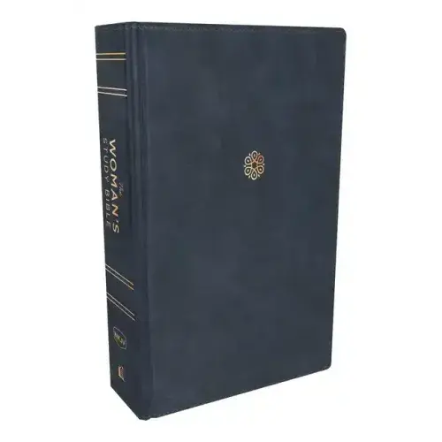 The Nkjv, Woman's Study Bible, Leathersoft, Blue, Full-Color: Receiving God's Truth For Balance, Hope, And Transformation - Imitation Leather 1