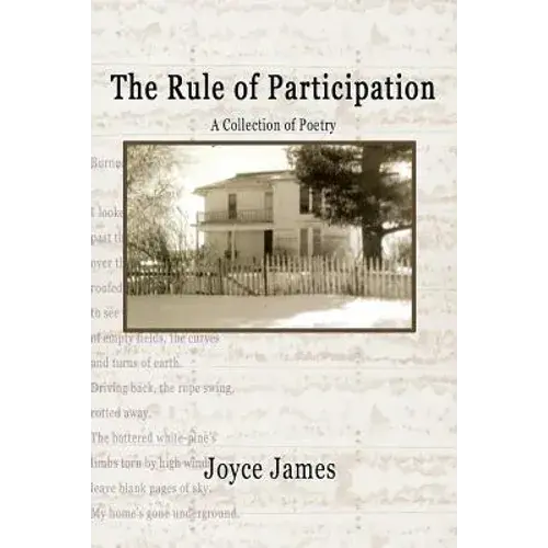 The Rule Of Participation: Collected Poems - Paperback 1