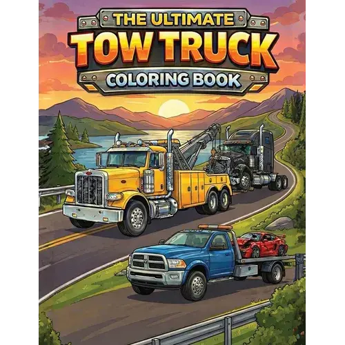 The Ultimate Tow Truck Coloring Book - Paperback 1