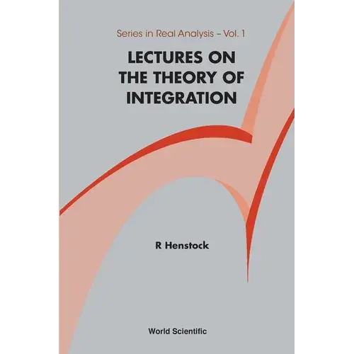 Theory Of Integration, Lect On The (V1) - Paperback 1