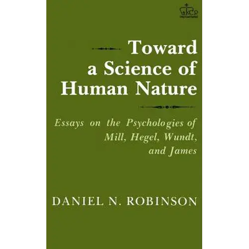 Toward A Science Of Human Nature - Paperback 1