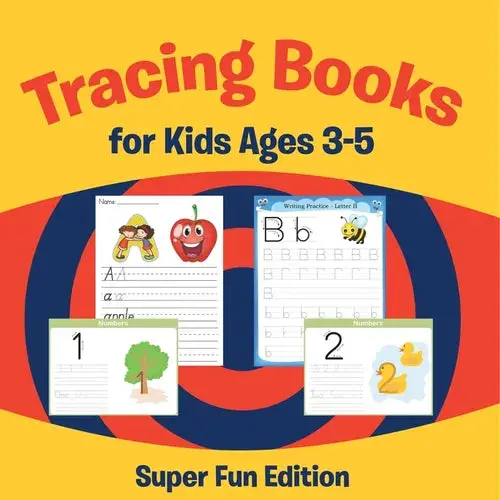 Tracing Books For Kids Ages 3-5: Super Fun Edition - Paperback 1