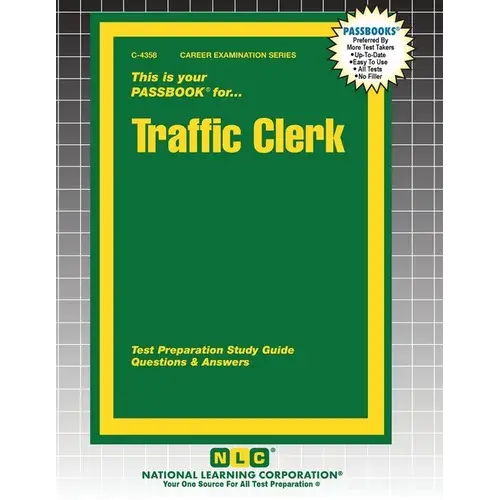Traffic Clerk - Paperback 1