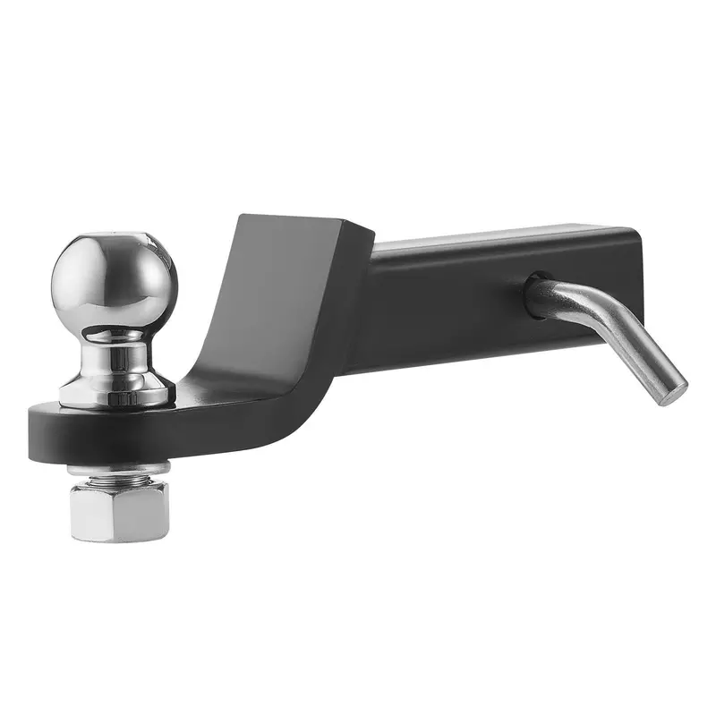 Trailer Hitch 2" Receiver 2" Drop Trailer Hitch Ball Mount 7500 Lbs Black 1