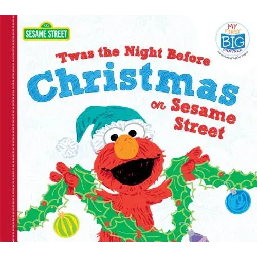 Twas The Night Before Christmas On Sesame Street - Board Book 1