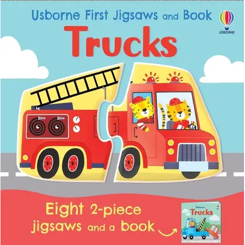 Usborne First Jigsaws And Book: Trucks - Paperback 1