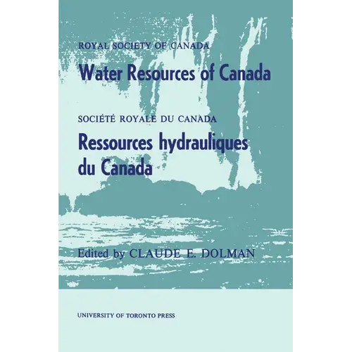 Water Resources Of Canada - Paperback 1