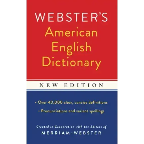 Webster's American English Dictionary, New Edition - Paperback 1