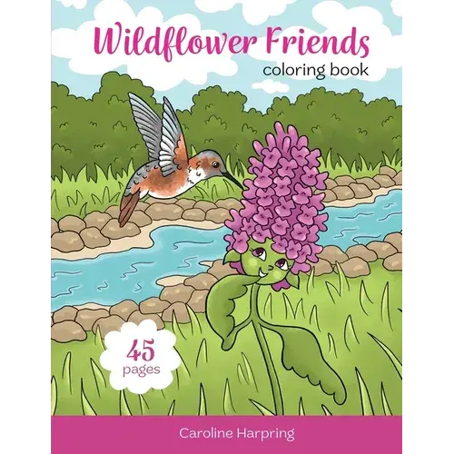 Wildflower Friends Coloring Book - Paperback 1