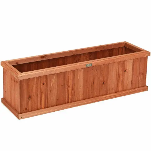 Wooden Decorative Planter Box For Garden Yard And Window 1
