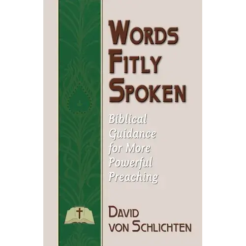 Words Fitly Spoken - Paperback 1