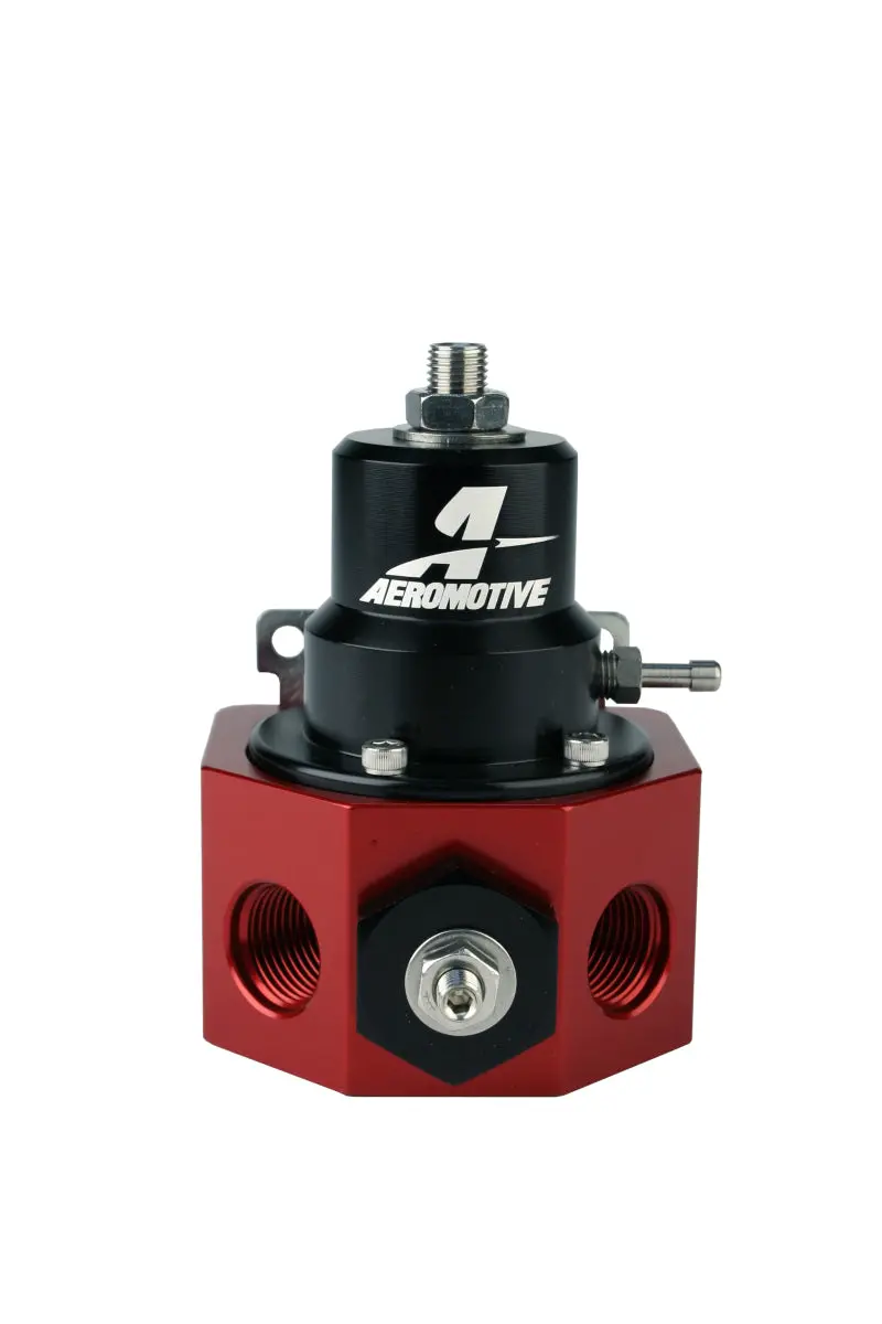 Aeromotive Double-Adjustable Carburetor Fuel Pressure Regulator – Designed For Belt-Drive Pumps 1