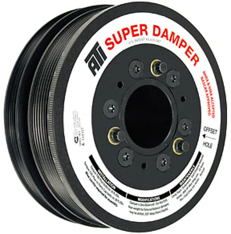 Ati Lightweight Steel Harmonic Damper – 7.425″ Diameter, 6/4 Groove, Compatible With Ls1–Ls3, L76, And Y-Body Platforms (1997–2013) 1