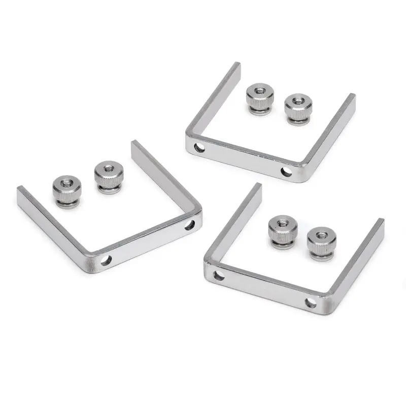 Autometer 2-1/16 Inch Aluminum Gauge Mounting Bracket Kit 1