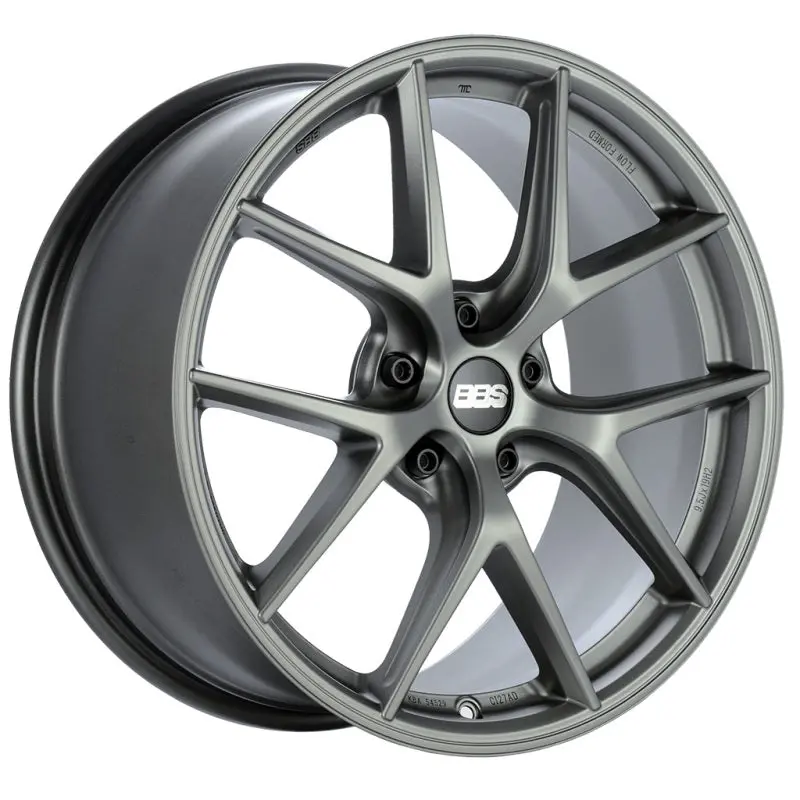 Bbs Unlimited Ci-R 19X9 Et59 (Face 1) Satin Platinum Wheel 1