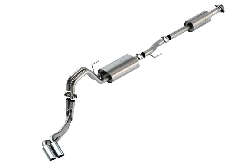 Borla Touring Cat-Back Exhaust For 2021 Ford F-150 Lariat/King Ranch/Platinum/Limited – 5.0L, Crew Cab, Short Bed 1