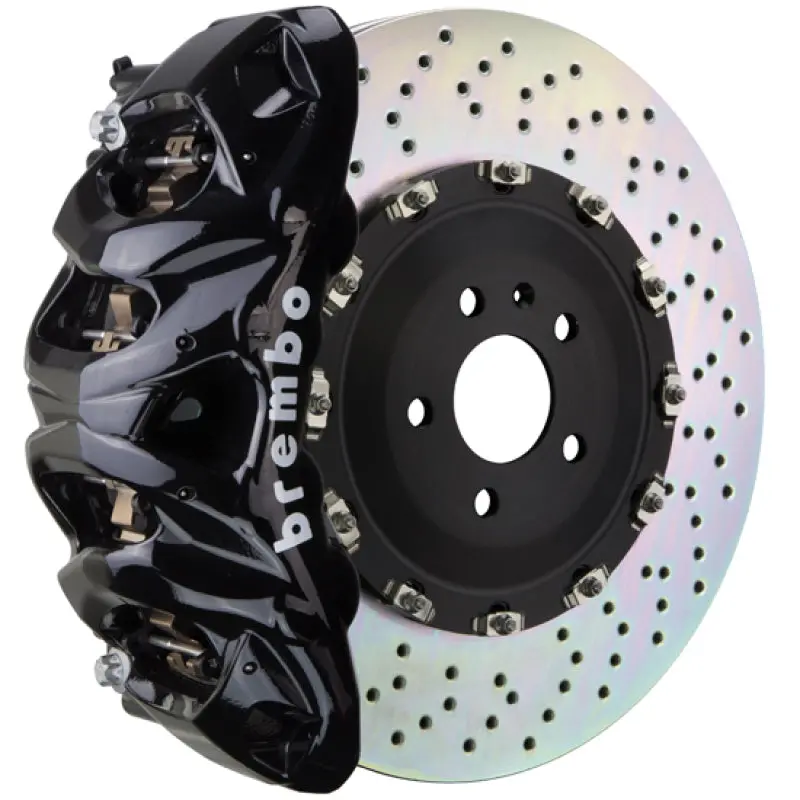 Brembo Gt Big Brake Kit For 2005–2011 Mercedes-Benz G55 Amg – Front, 8-Piston Calipers, Drilled 412X38Mm Two-Piece Rotors 1