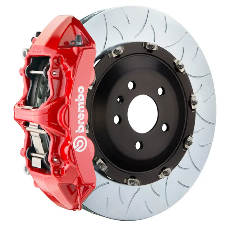 Brembo Gt Big Brake Kit – Front, 6-Piston Calipers With 405X34Mm Two-Piece Slotted Rotors For 2018+ Audi Sq5 (Fy) 1