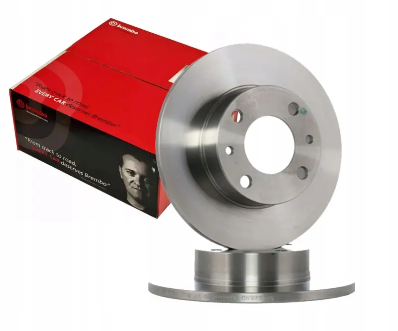 Brembo Premium Rear Brake Rotors For 2008–2013 Toyota Highlander – Uv-Coated, Oe-Spec Fit 1