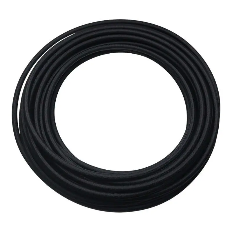 Deatschwerks 8An Black Nylon Braided Cpe Hose - 50Ft 1