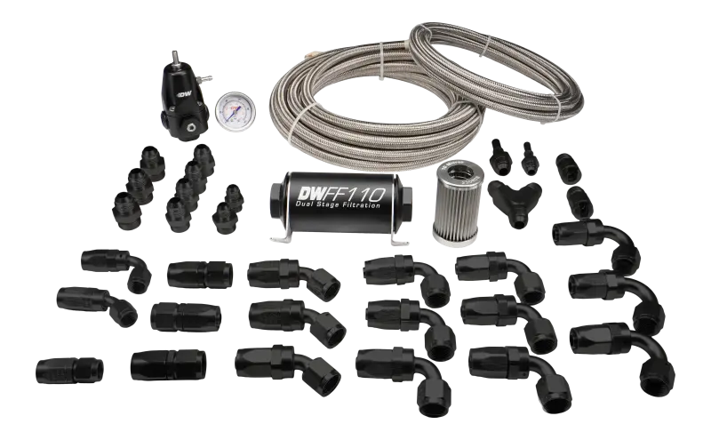 Deatschwerks A90 Return Line Plumbing Kit For Toyota Supra & Bmw M3/M4 Platforms 1