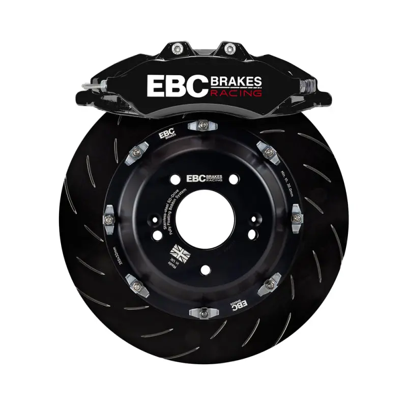 Ebc Racing Apollo-6 Big Brake Kit For 2000–2006 Bmw M3 (E46) – Front, 355Mm Rotors, Black Calipers 1