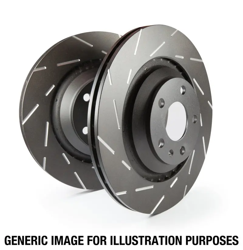 Ebc Usr Slotted Rear Brake Rotors For 2013+ Ford Escape 1.6L Turbo (2Wd) 1