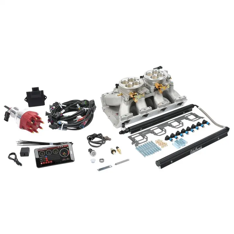 Edelbrock Pro Flo 4 Sequential Port Efi System For Chrysler Gen Ii Hemi (426–572 Cid), Up To 950 Hp, 60 Lb/Hr Injectors, Satin Finish 1