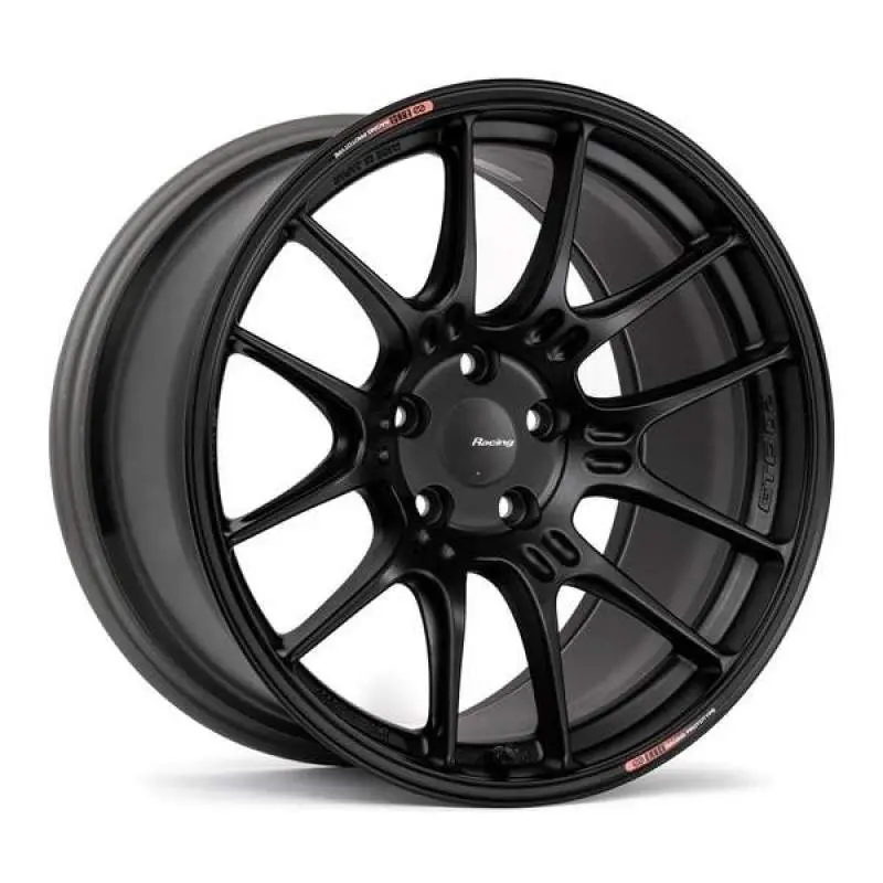 Enkei Gtc02 Matte Black Alloy Wheel - 19X8 Inch, 5X100 Bolt Pattern, 45Mm Offset, 75Mm Center Bore 1