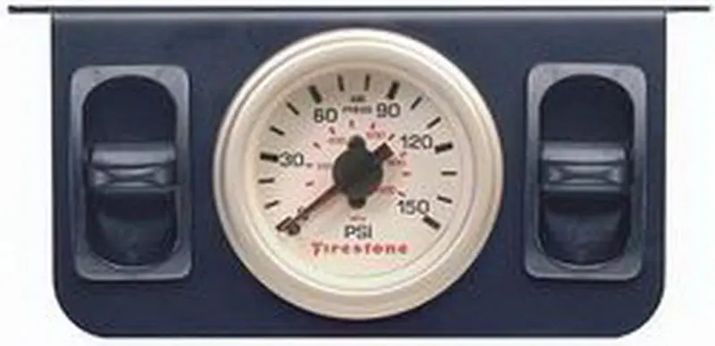 Firestone Air Command Electric Control Panel With Dual Gauges – 0–150 Psi Range, White (Model Wr17602260) 1