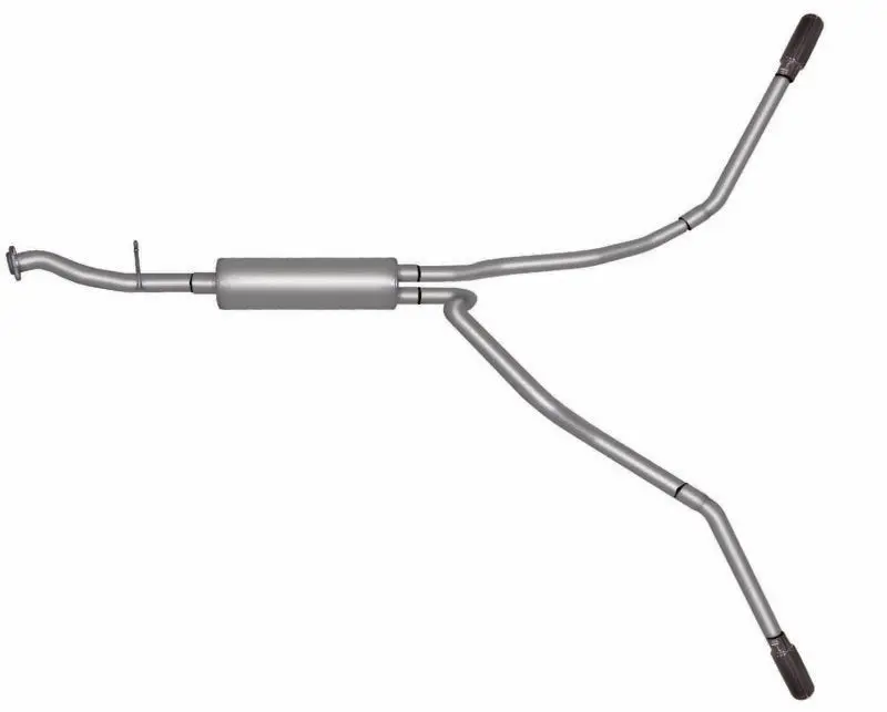 Gibson Aluminized Dual Exhaust System For 1999–2001 Chevrolet Silverado 1500 Base (4.3L, 2.5In Cat-Back) 1