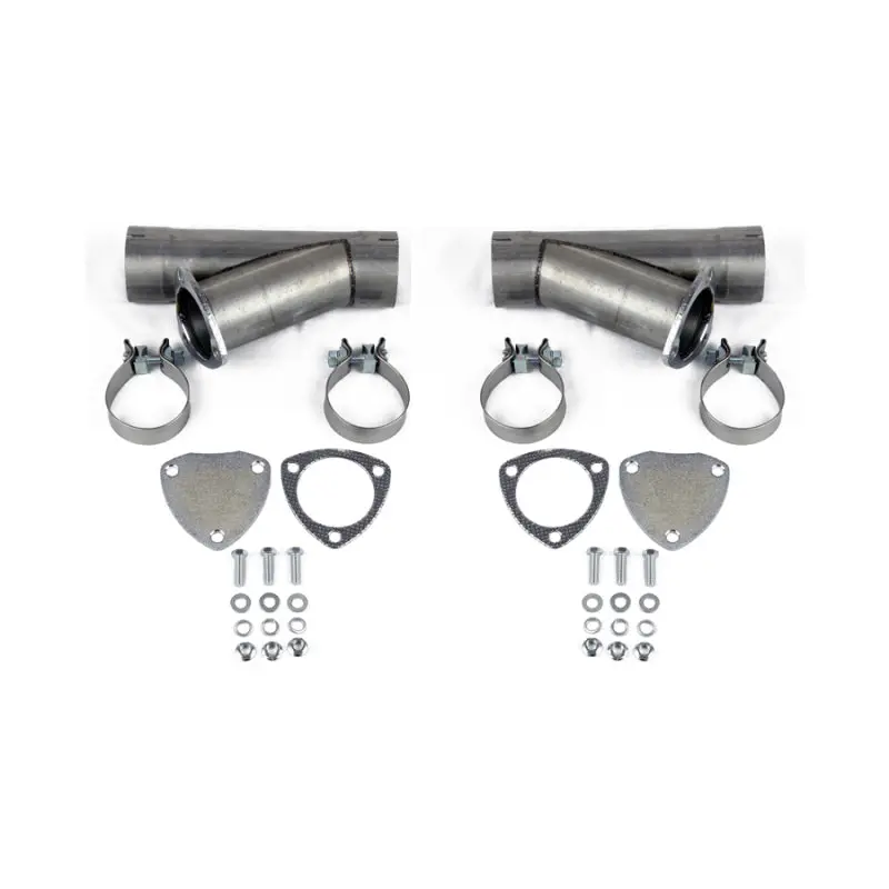 Granatelli 5-Inch Aluminized Steel Dual Exhaust Cutout – Manual Operation, Slip-Fit Design With Band Clamps 1
