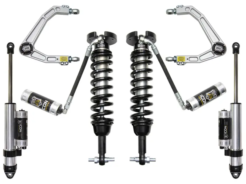 Icon Stage 4 Billet Upper Control Arm Suspension System — Adjustable 1.5–3.5" Lift For 2019+ Gm 1500 Trucks 1