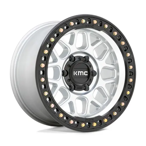 Kmc Grs Machined Black-Lip Wheel – 17X9", 6X5.5" Bolt Pattern, +12Mm Offset, 106Mm Centerbore 1