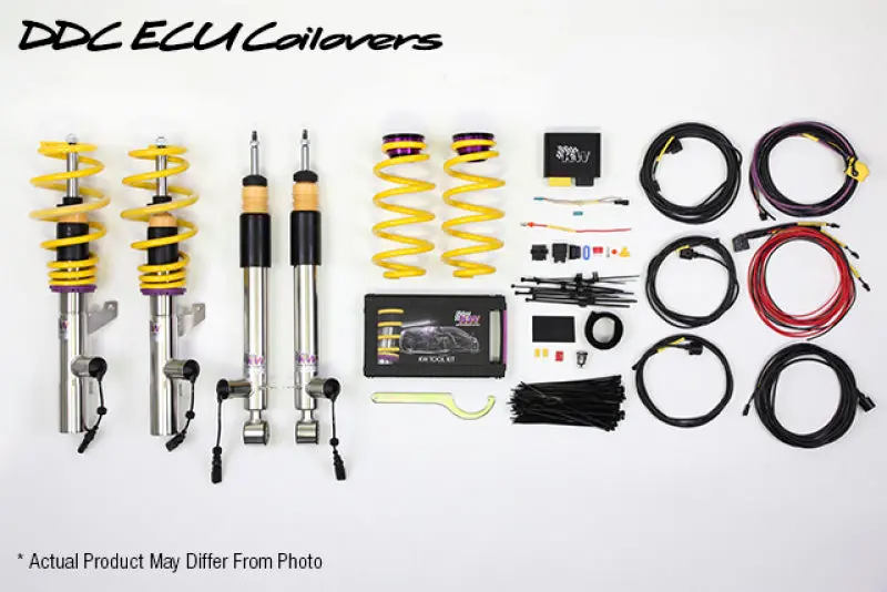 Kw Ddc Electronic Coilover System – Tunable Suspension For Audi A3/S3 8V Quattro (2.0T), Includes Ecu Integration 1