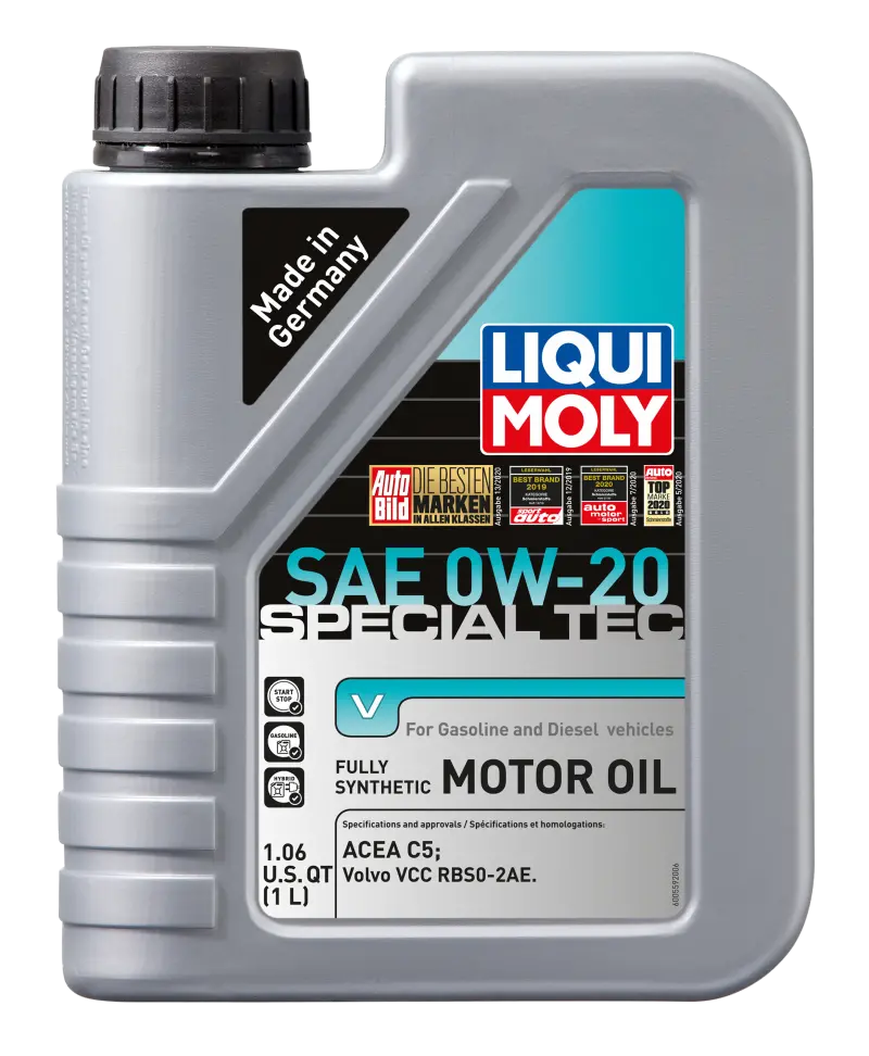Liqui Moly Special Tec V Full-Synthetic Motor Oil – 1 Liter, Sae 0W-20, Api Sp Certified 1