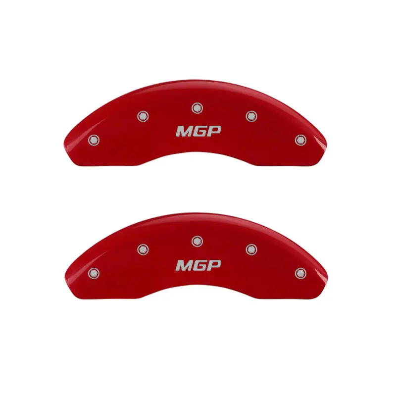 Mgp Engraved 4-Piston Caliper Covers – Yellow Finish With Black Accent For Chevy 1