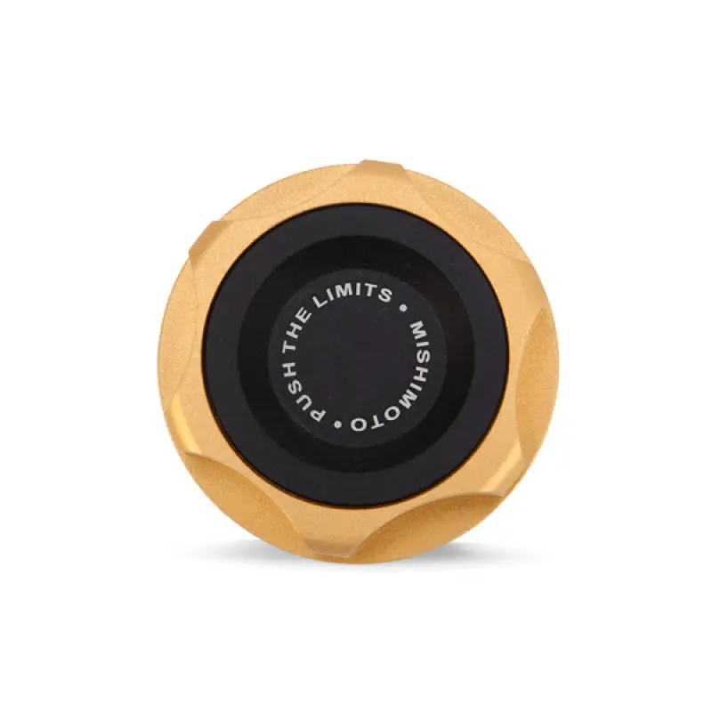 Mishimoto Anodized Gold Oil Filler Cap For Subaru Vehicles 1