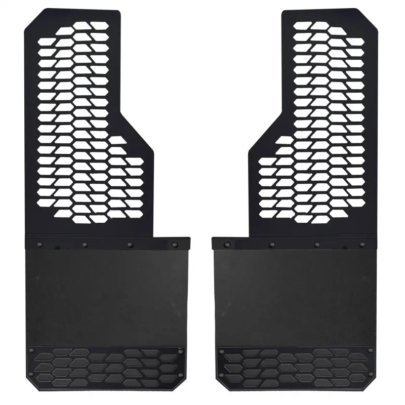 Putco 2020 Chevy Silv/Sierra Hd Dually - (Fits Rear) - Set Of 2 Mud Skins - Hdpe W/ Hex Shield 1