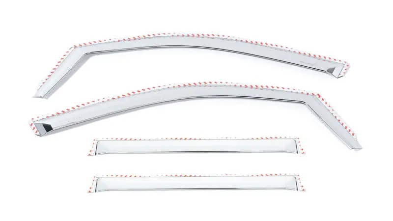 Putco Element Chrome Window Visors – Set Of 4 For 2019–2020 Chevy Silverado/Gmc Sierra 1500 Crew Cab 1