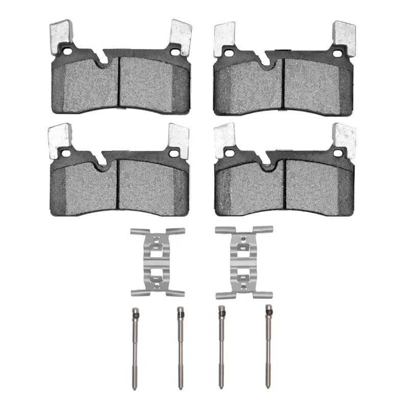 R1 Semi-Metallic Rear Brake Pad & Hardware Kit For 2011–2015 Mercedes-Benz Sls Amg 1